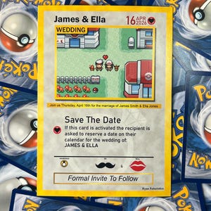 Carta Pokemon - Salva la data del matrimonio
