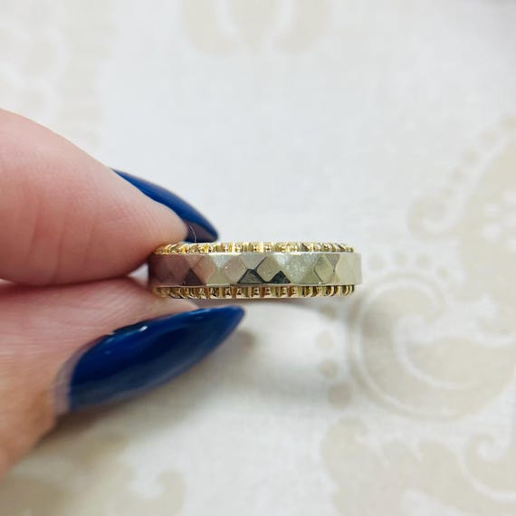 14K Gold Two Tone Ring View 5