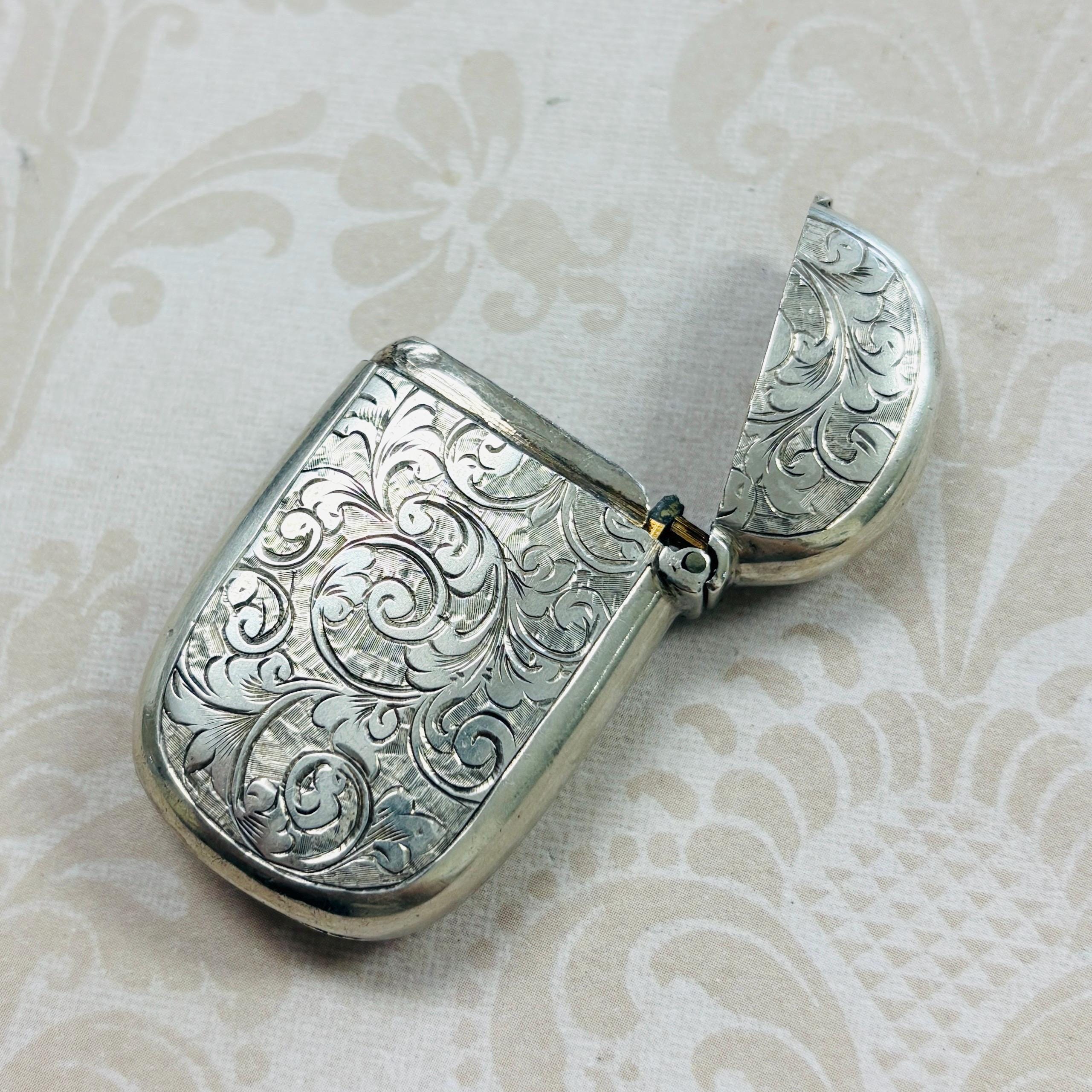 Sterling Silver Matchbox Holder - Etsy