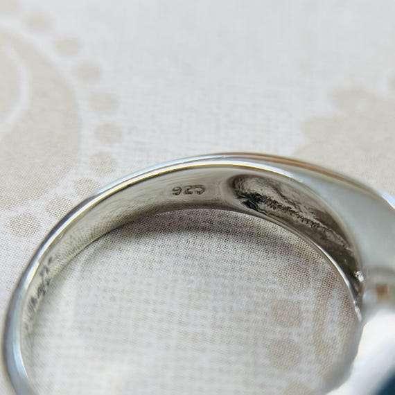 Sterling Silver Pink Opal Ring #591 - image 3