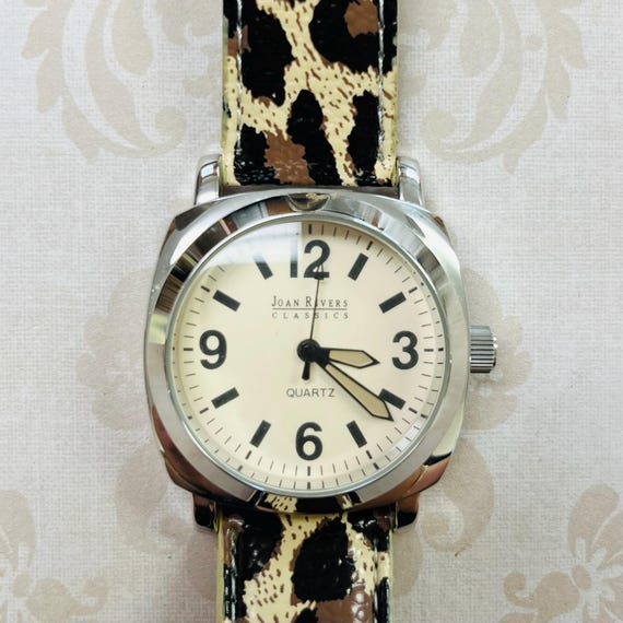 Joan Rivers Leopard Print Watch - Etsy