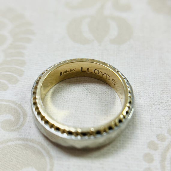 14K Gold Two Tone Ring View 4