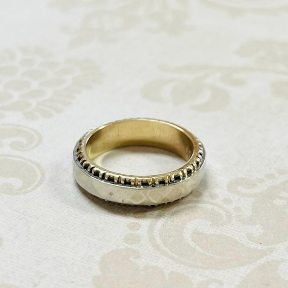 14K Gold Two Tone Ring