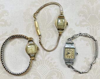 3 Vintage Westfield Watches for Parts Lot #528