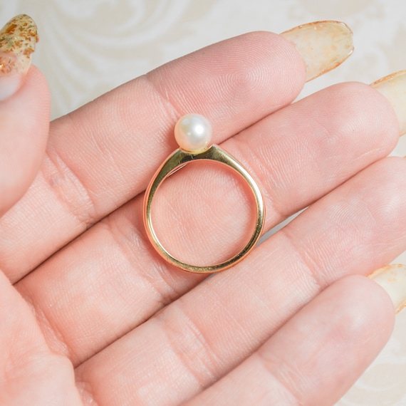 Estate pearl ring deals