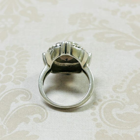 Sterling Silver Brown Stone Ring - image 4