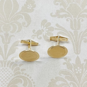 14K Gold Cuff Links