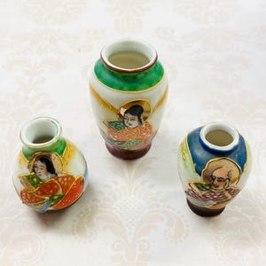 3 Vintage Mini Vases