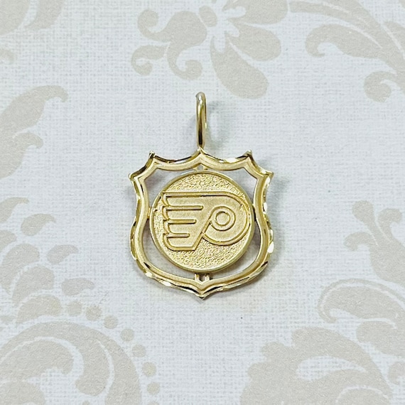 14K Gold Estate Flyers Pendant