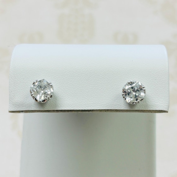 Tacori Sterling Diamonique Stud Earrings