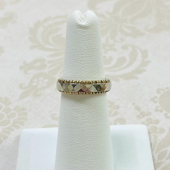 14K Gold Two Tone Ring View 3