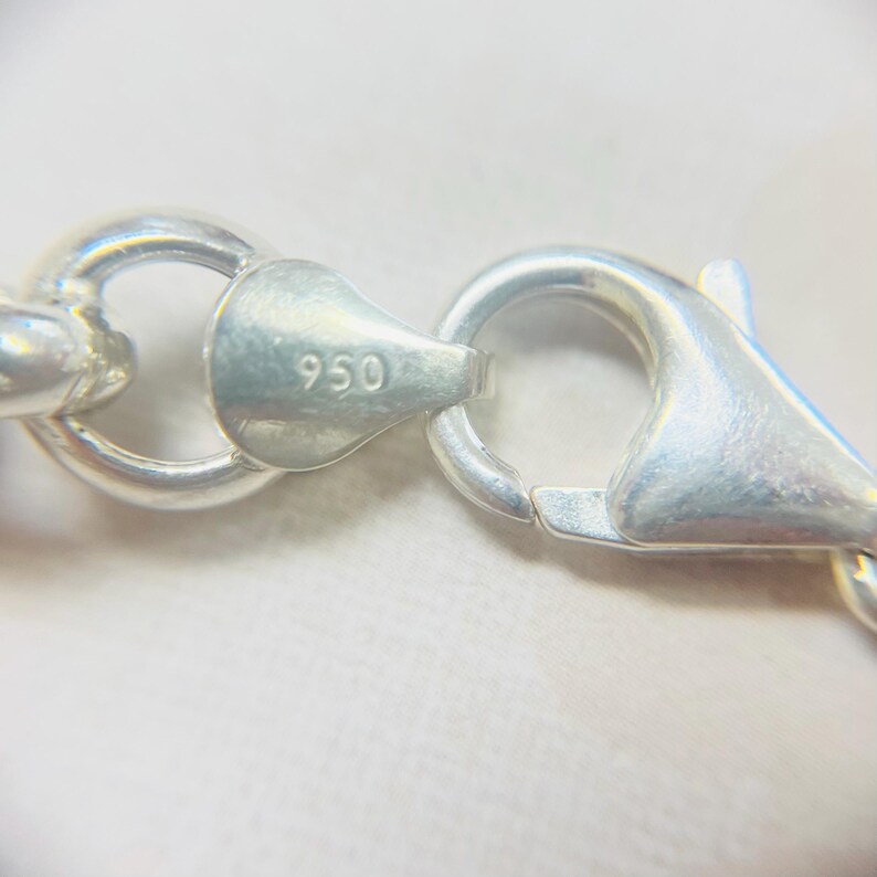 Sterling Silver Estate Rolo Link Bracelet - Etsy