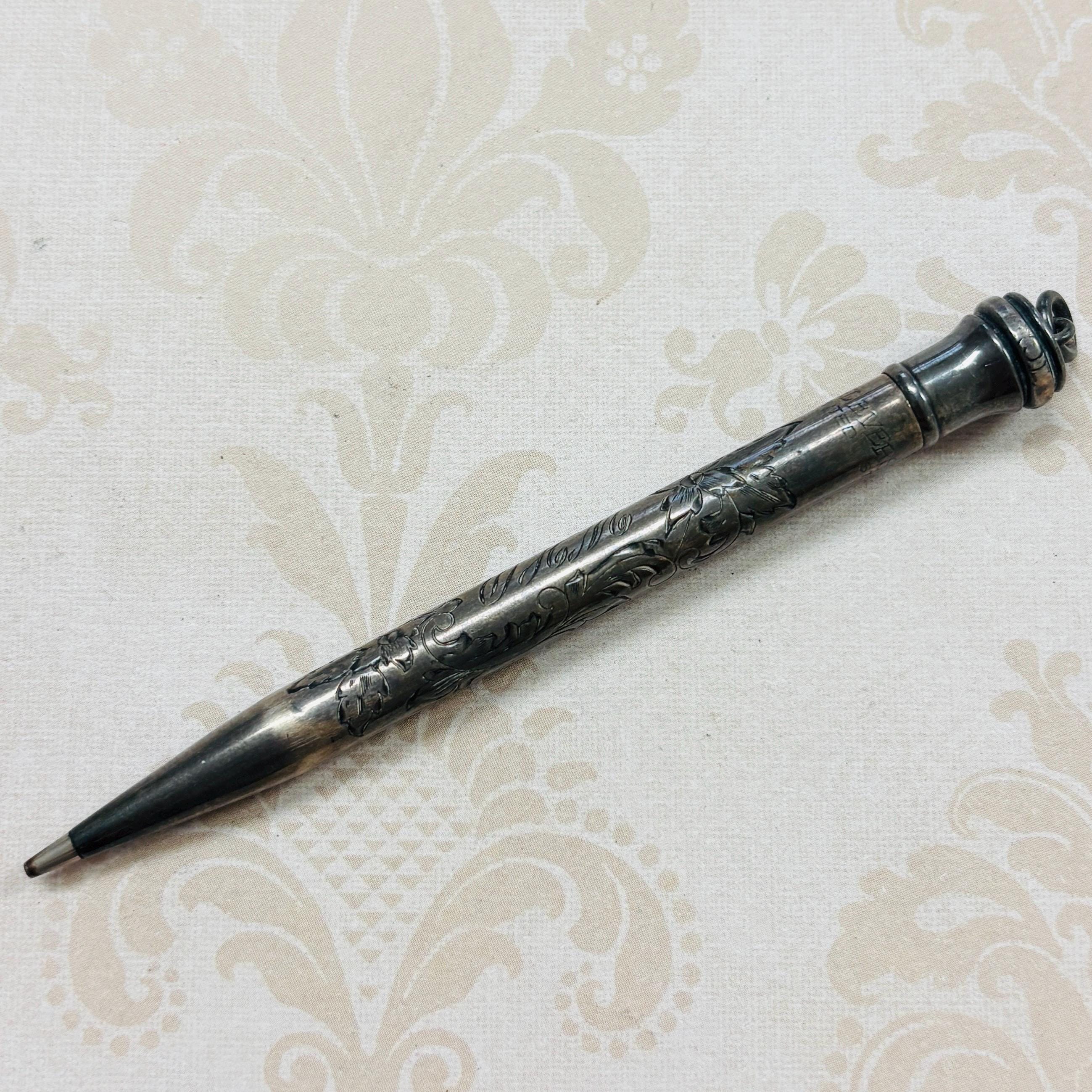 Vintage Silver Mechanical Pencil - Etsy