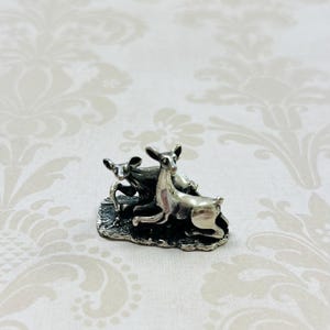 Sterling Silver Deer Figurine