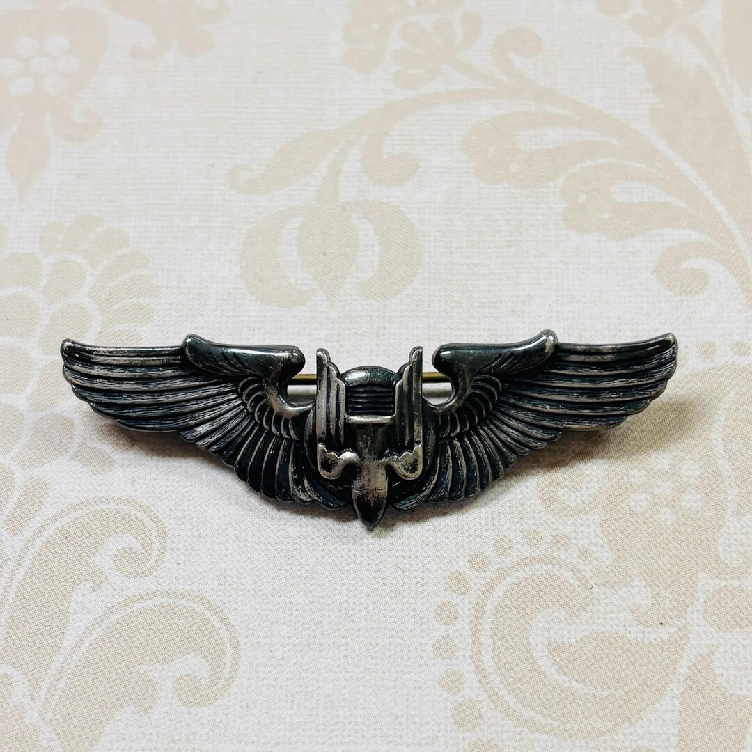 Vintage Sterling Silver WW2 US Army Air Force Pin - Etsy