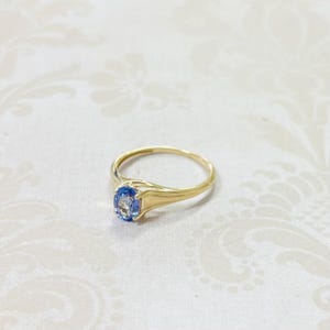 14K Gold Estate Tanzanite Ring- Size 7