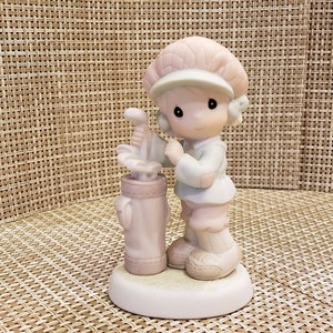 Vintage Precious Moments Porcelain Figurine “You Suit Me To A Tee&quot; (Retired Figurine)