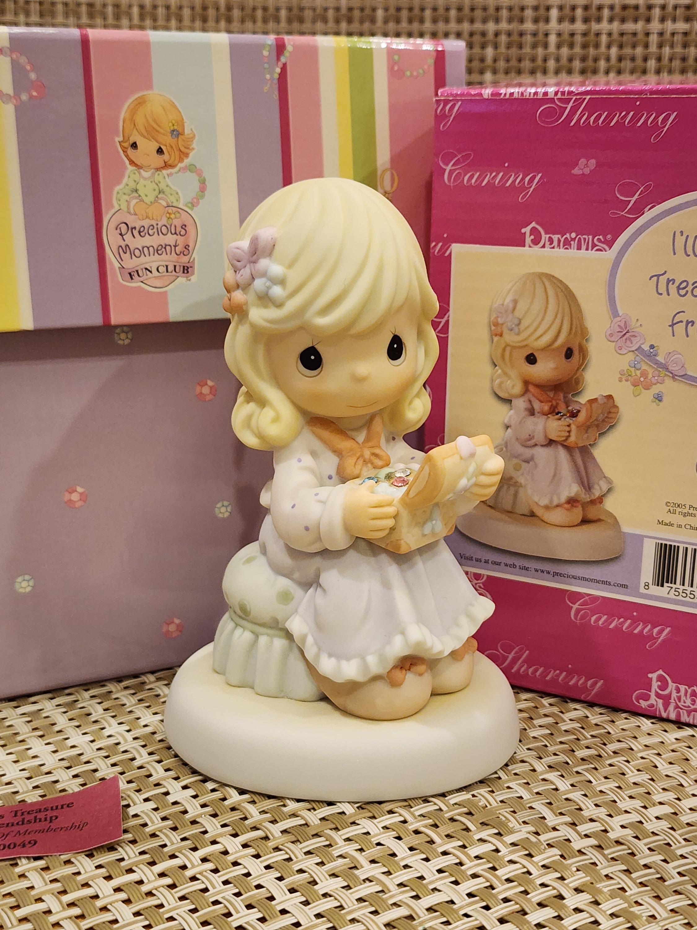 Vintage Precious Moments Figurine “i'll Always Treasure Our