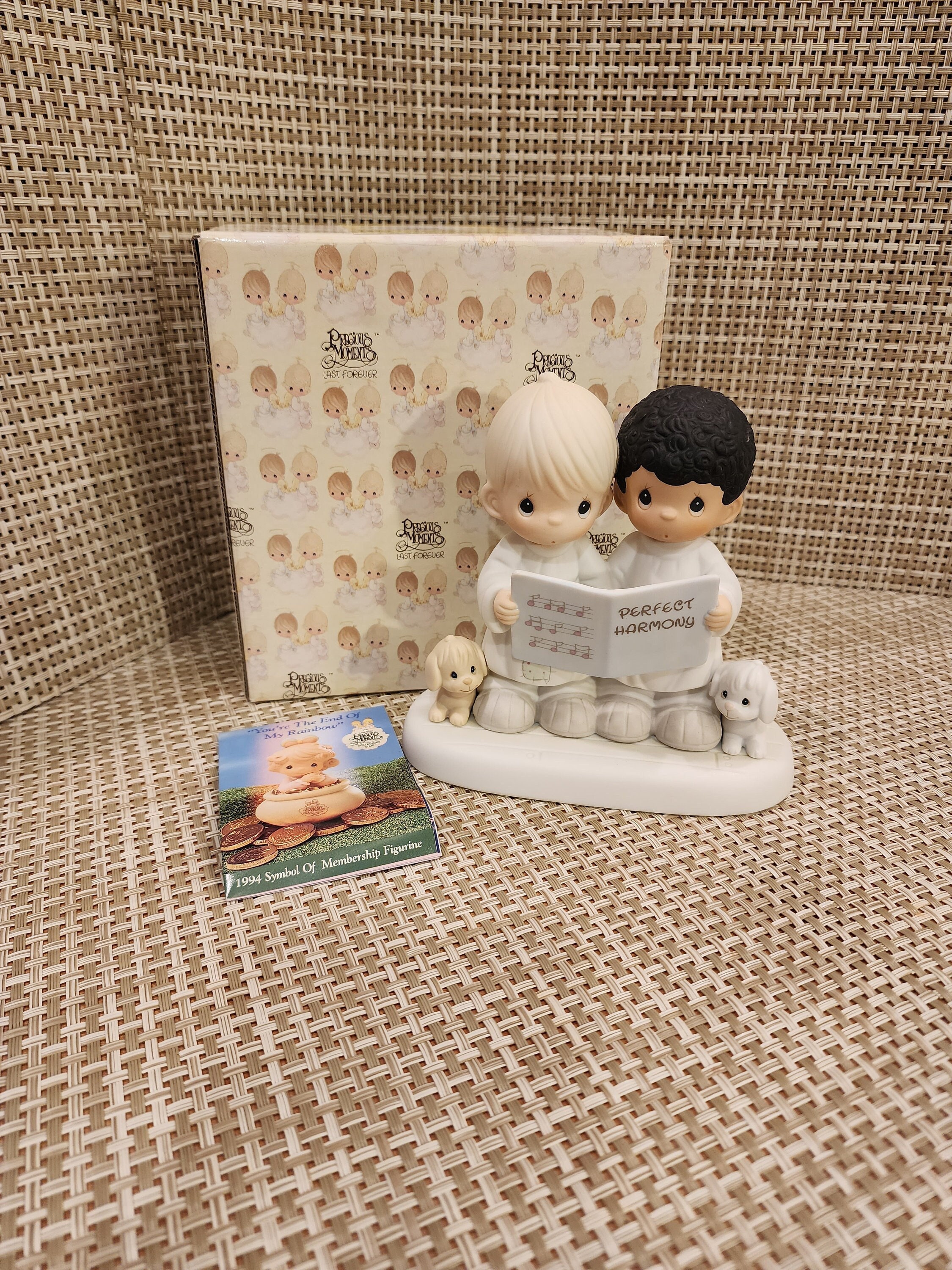Vintage Precious Moments Porcelain Figurine “Perfect Harmony"  with box (IOB) (Retired)