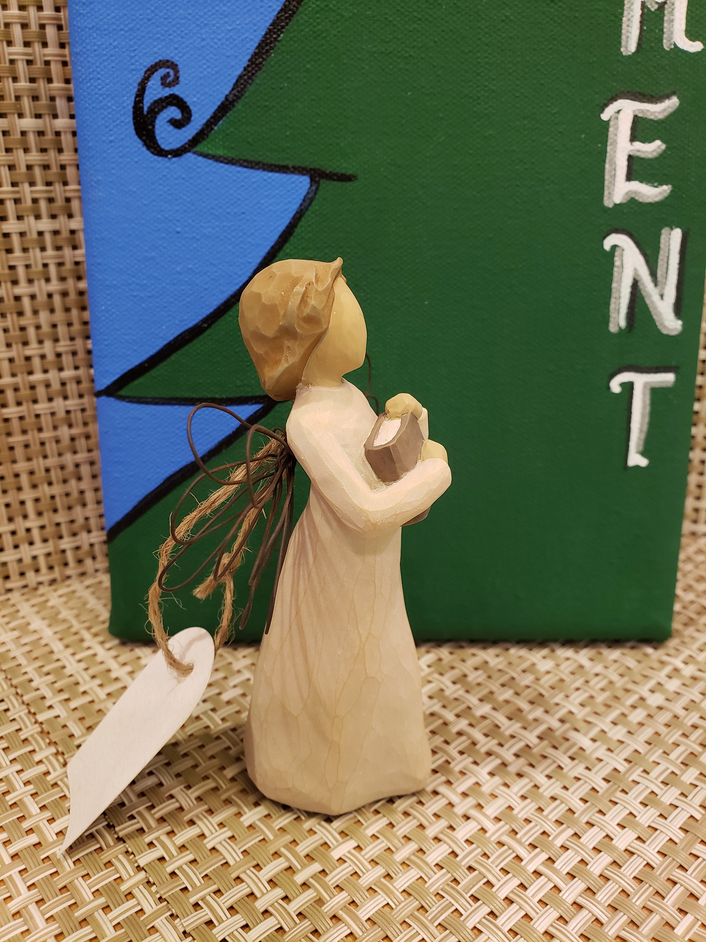 Vintage Willow Tree Ornament Angel of Learning Etsy