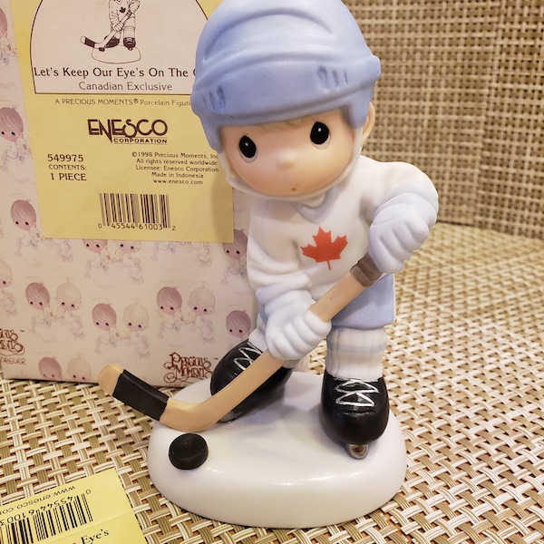 Precious Moments Hockey Player - Etsy