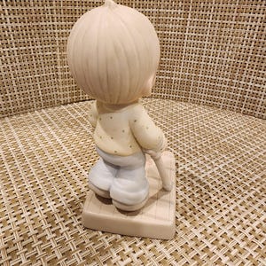 Figura vintage de Precious Moments “Bienaventurados los que vencen” con caja (IOB) imagen 14