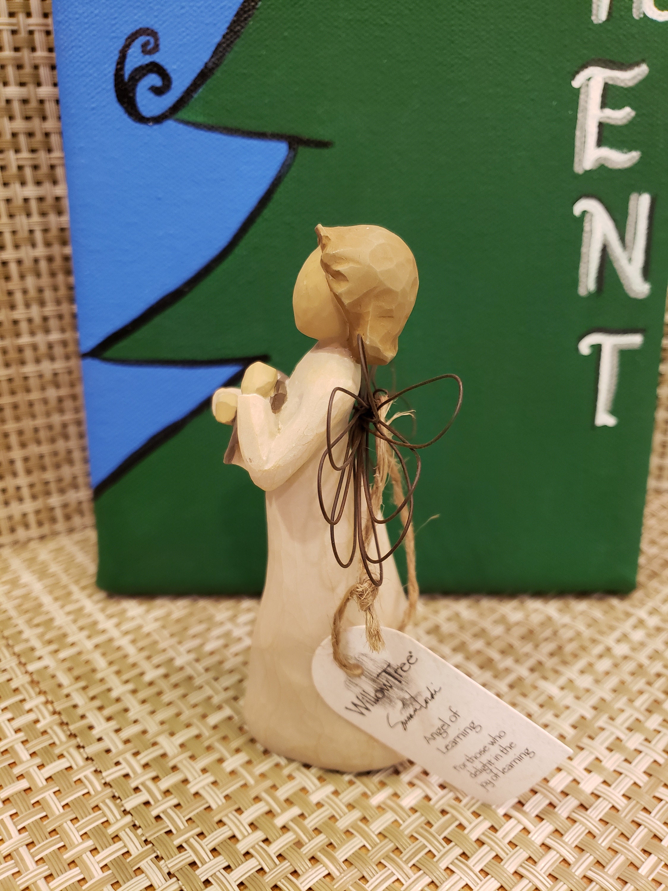 Vintage Willow Tree Ornament Angel of Learning Etsy