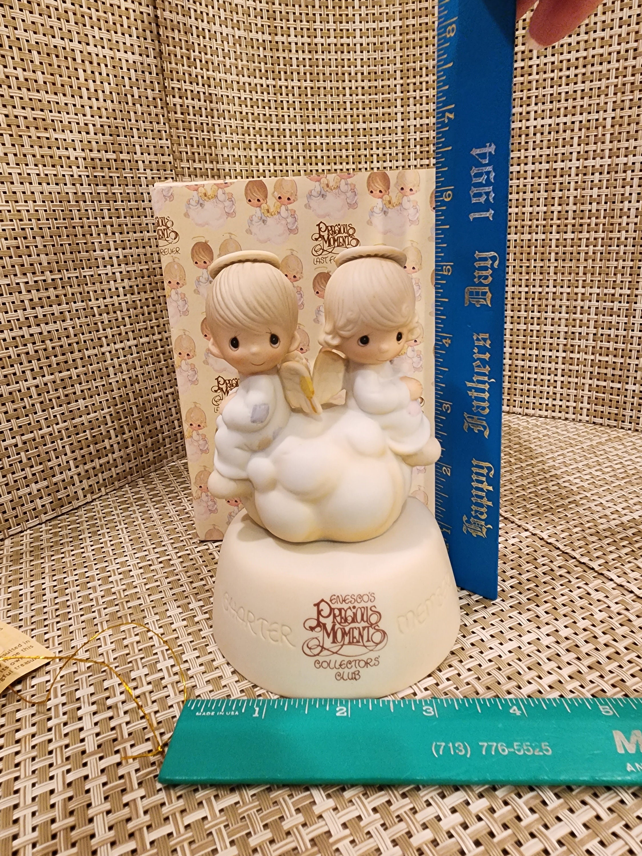 Vintage Precious Moments Figurine “charter Member Collector's Club ...