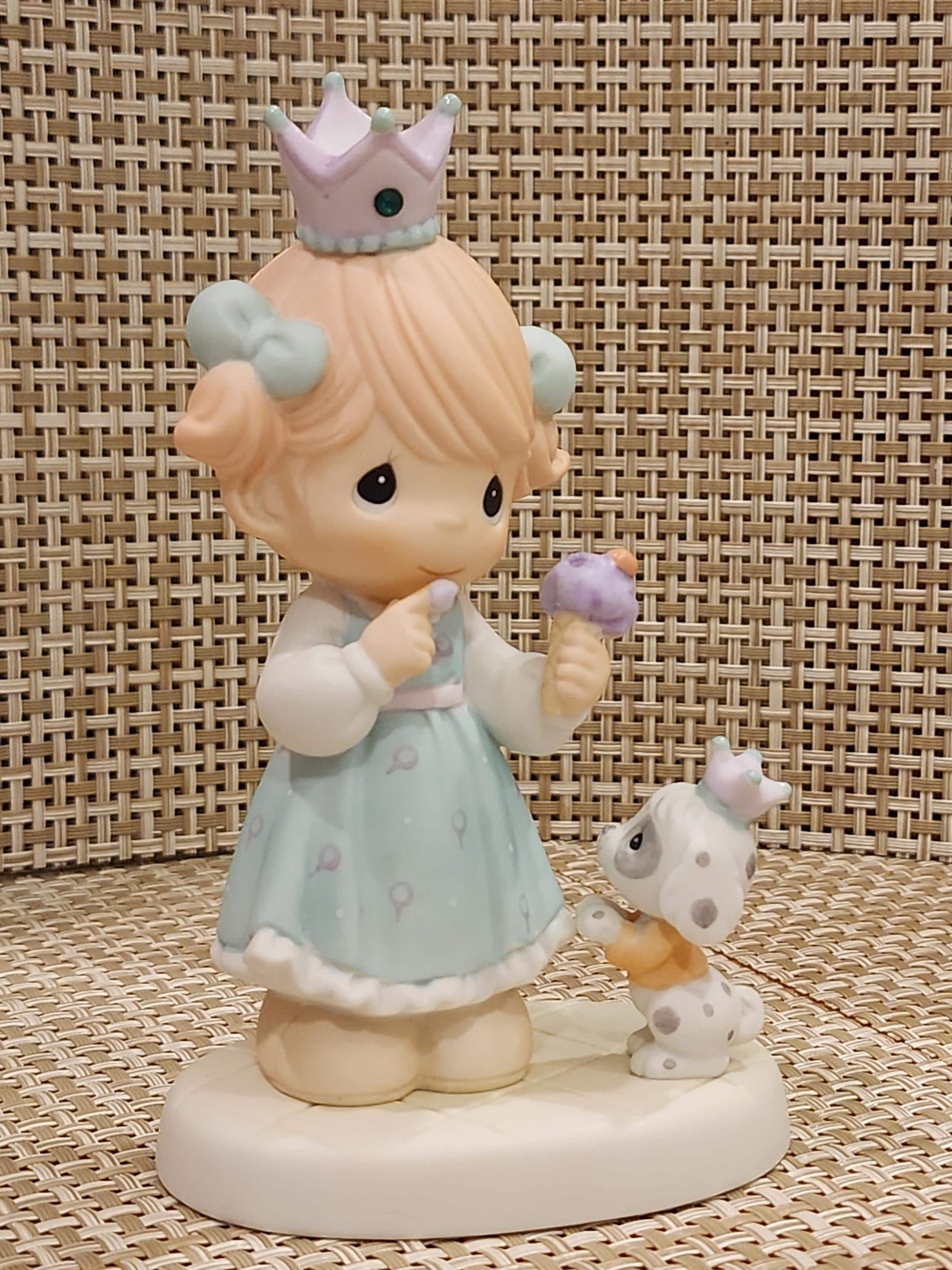 Vintage Precious Moments Porcelain Figurine “too Dog-gone