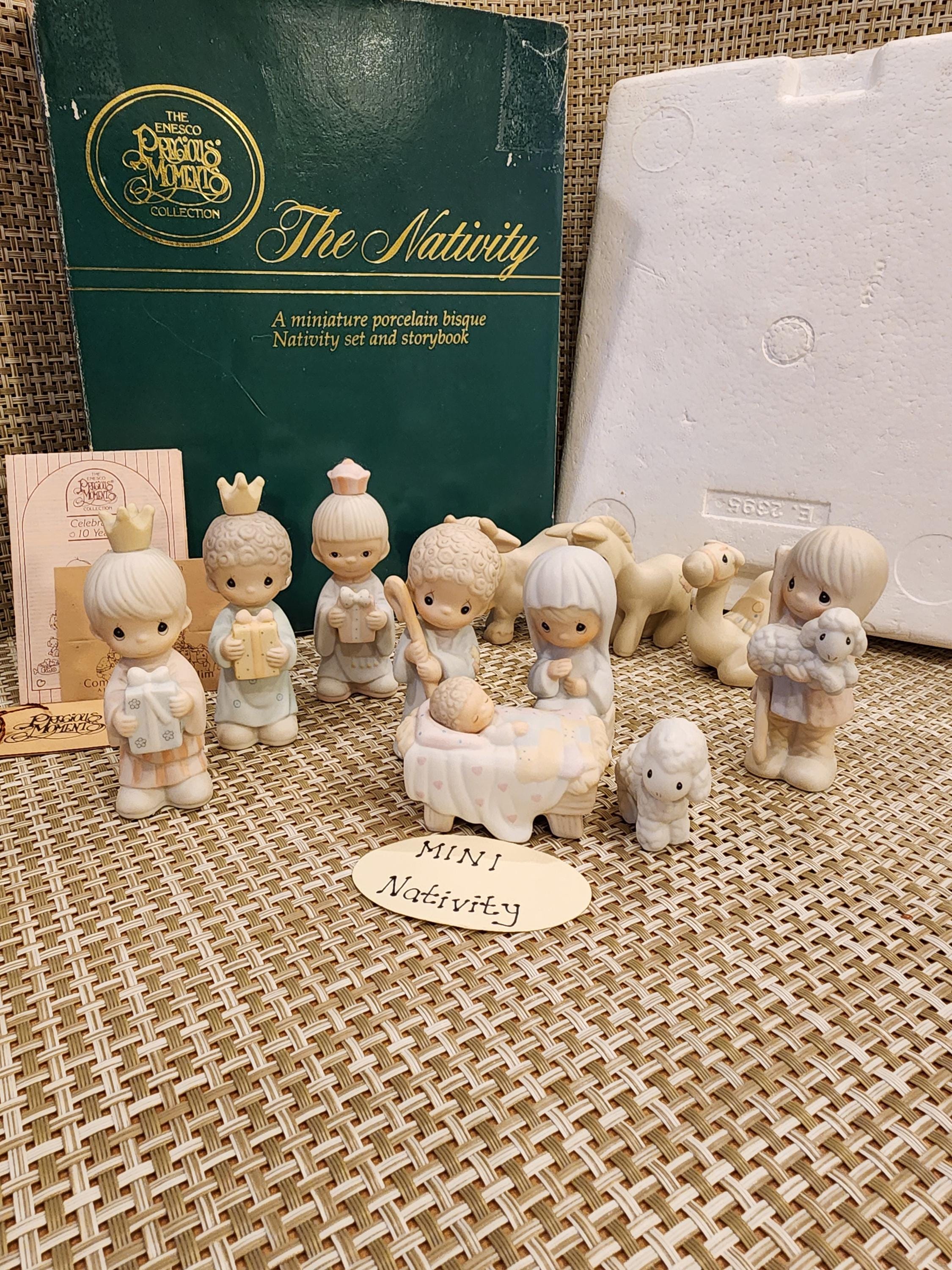 Vintage Precious Moments Nativity Set - Etsy