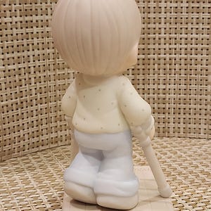 Figura vintage de Precious Moments “Bienaventurados los que vencen” con caja (IOB) imagen 9