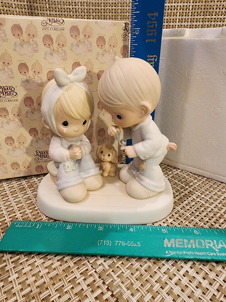 Vintage Precious Moments Porcelain Figurine to Tell the Tooth You're