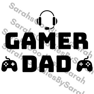 Gamer Dad SVG and PNG