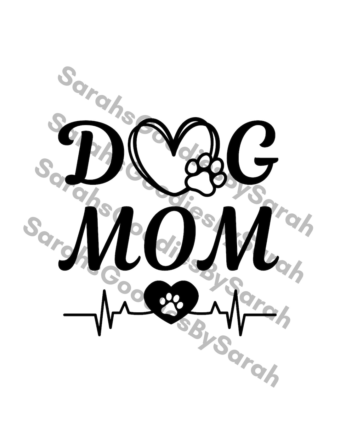 Dog Mom SVG and PNG - Etsy