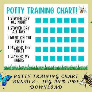Potty Training Chart ~ Printable Bundle