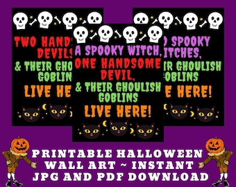Halloween Printable Sign