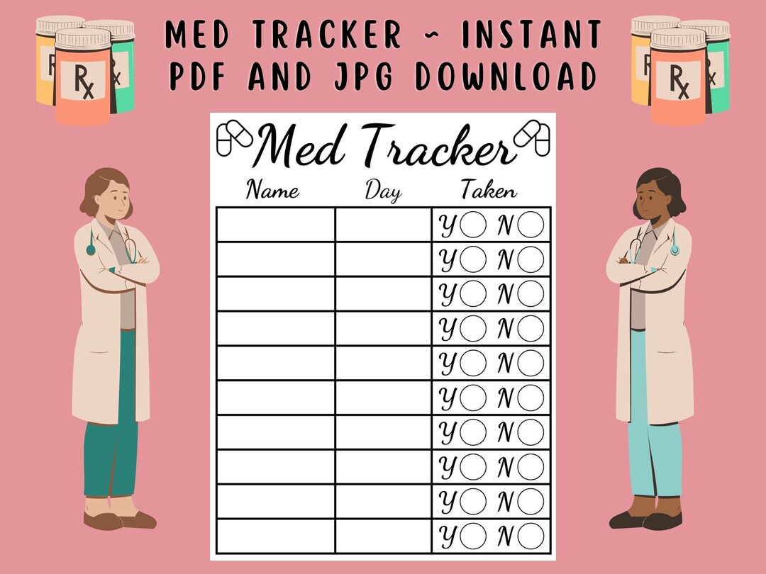 Med Tracker - Etsy