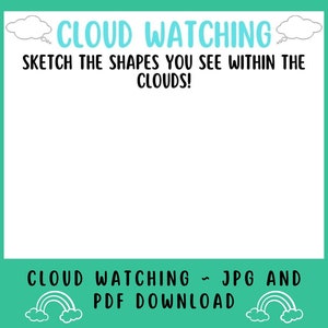 Cloud Watching Printable