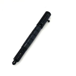 Custom Semi Automatic Machine Gun inspired Gray Resin Pen