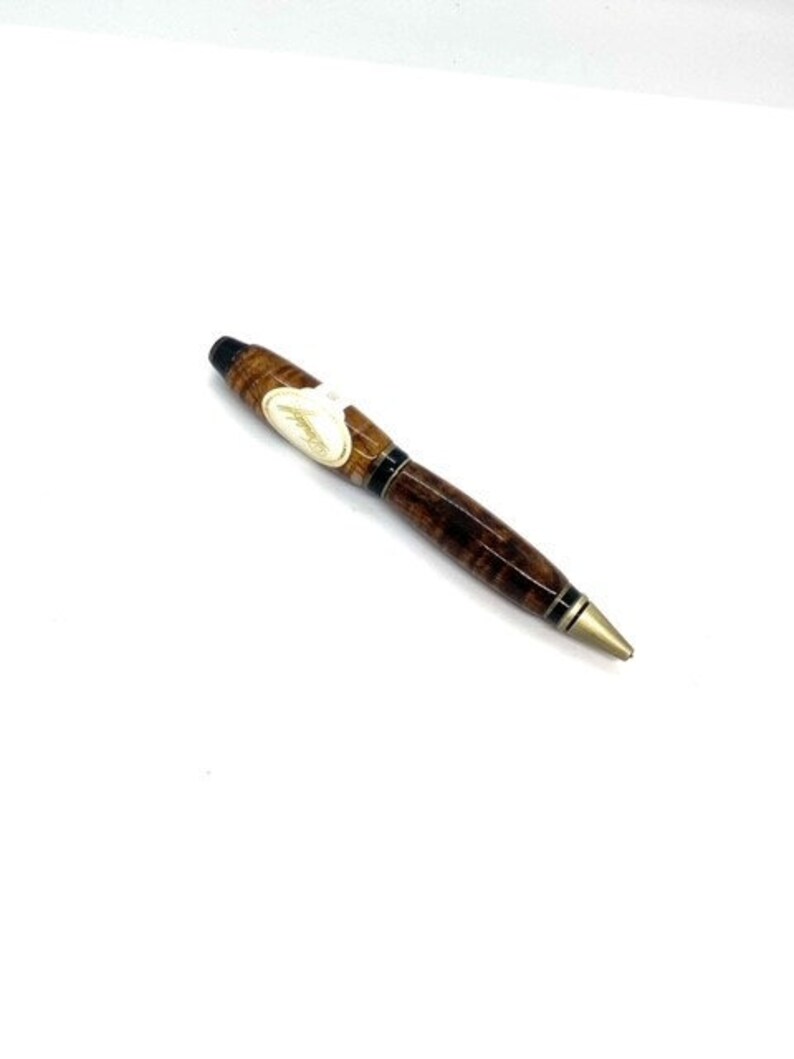 Custom Made Davidoff Cigar label on Tasmanian Blackwood Premier Cigar Pen