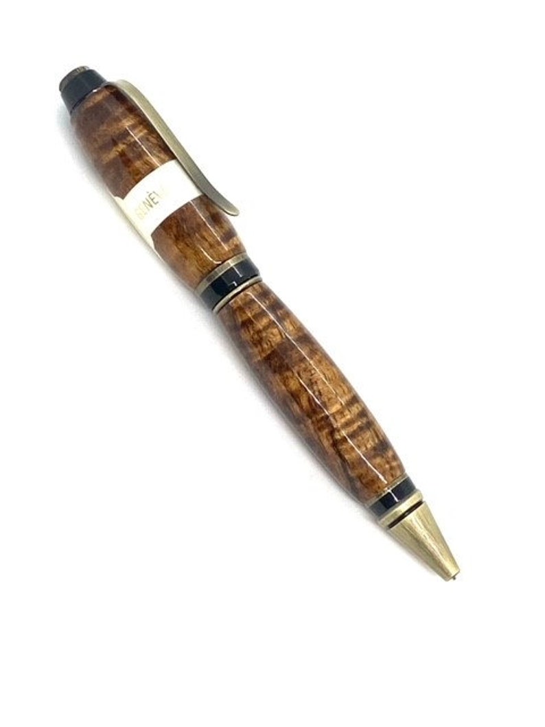 Custom Made Davidoff Cigar label on Tasmanian Blackwood Premier Cigar Pen
