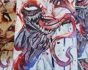 Color Splash Venomous Print