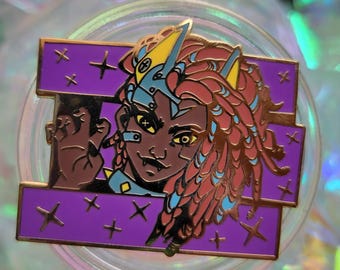 Cyber Babe Enamel Pin