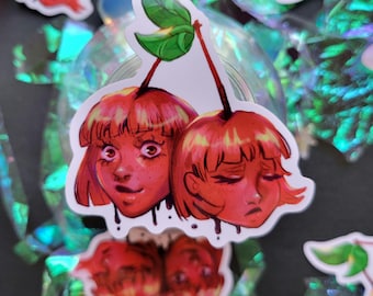 Cherry Gals 3" Sticker