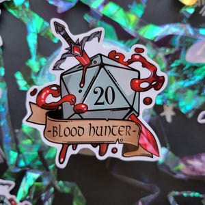 Critical Blood Hunter Sticker 3"