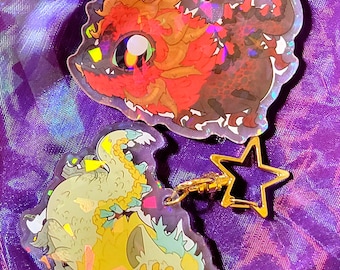 ToK 3” Holo Acrylic Charm Keychain