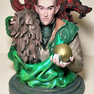 Dread wolf Painted 3D Printed Figure