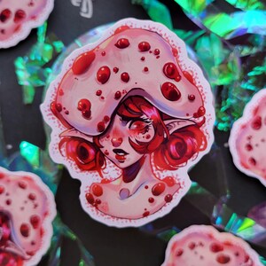 Sticker Bleeding Tooth Fungirl 3"