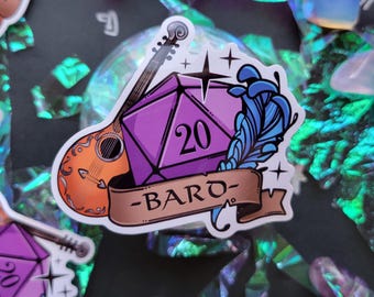 Critical Bard Sticker 3"