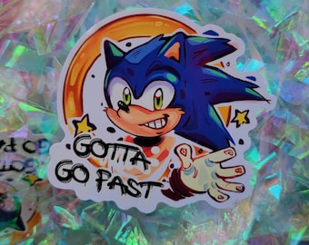 Gotta Go Fast 3" Sticker